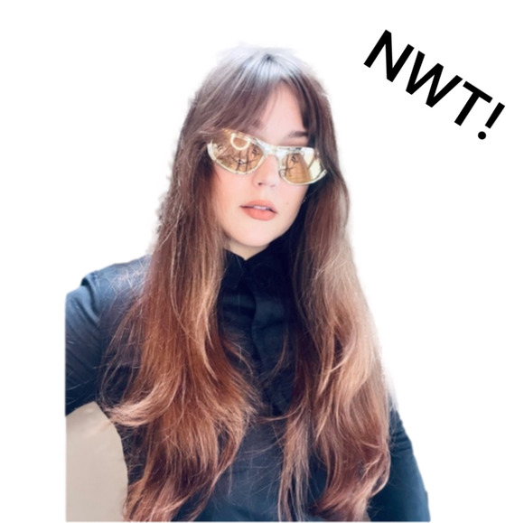 COPY - Nwt Givenchy Tri-Fold Unisex Foldable Sunglasses in Mirror Gold - Picture 3 of 12